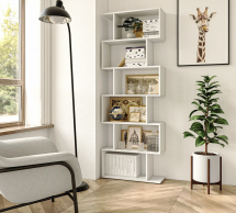 Стелаж білий на 6 комірок GT56