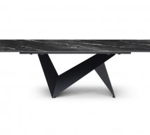 Стол Patrik 160-240 Marquina Black Matt