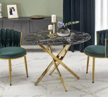 Стол RAYMOND 2 черный мрамор/золото