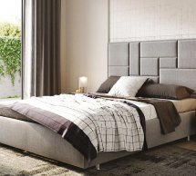 Кровать мягкая Городок меблі Твист с подъемным механизмом и нишей для белья