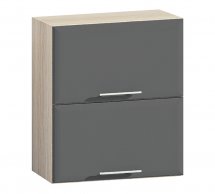 Шкаф верхний В60.72.2Д Бар Хай-Тек глянец перламутр