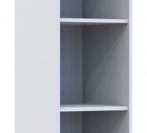 Етажерка до шаф Дорос Гелар білий 38,2 см