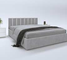 Кровать деревянная DrevKO Верона 2 с подьемным механизмом и нишей для белья Массив Бук