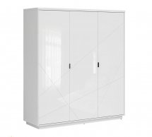 Шафа SZF3D BRW Poland Forn 3 дверна білий глянець 180 см