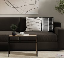 Придиванный стол-трансформер Fiji Double Дуб сонома/Черный