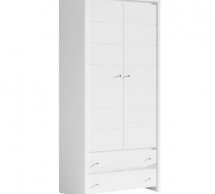 Шкаф SZF2D2S ВМК Украина Кристина 2 дверный белый 90 см