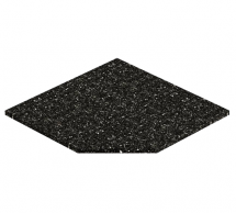 Стільниця кутова 28 мм Демі луне глянець