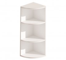 Тумба верхня В30.72 кут. відкрита Gola ручка Фарбований Високий Глянець