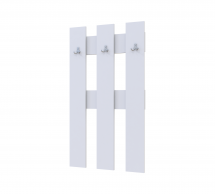 Вешалка для одежды белая Н1