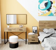 Стол туалетный Asсet Дуб Барокко янтарный