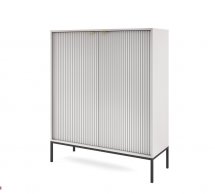 Комод високий Сірий/Чорні ніжки K104 Nova