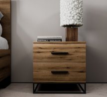 Тумба прикроватная с двумя ящиками Art in Head Ascet / Аскет