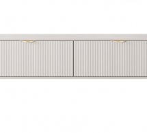 Тумба под ТВ Lante/Ланте RTV163 2D Бежевый золотые ножки Perfect Home Ширина 163 см