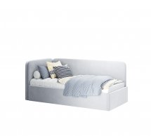 Ліжко м'яке 0.9х2.0 з каркасом та підйомним механізмом Хеппі