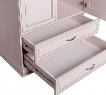 Шафа 2D2S Mebelbos Tiffany 2 дверна білий 