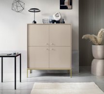 Комод высокий золотые ножки MK104 Mono