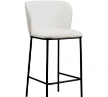 Стілець напівбарний B-300 Vetro Mebel айворі 95 см