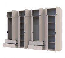 Шкаф для одежды Дорос Лукас кашемир 8 дверный 360 см