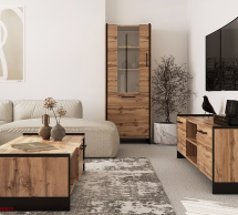 Витрина 1D1W дуб вотан Amino