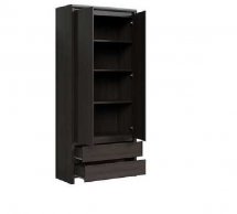 Шкаф REG2D2S BRW Poland Kaspian 2 дверный венге 90 см