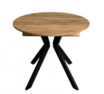 Стіл круглий розкладний MebliRoMax Parker slide / Паркер Слайд D800