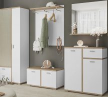 Модульная прихожая Сокме Лацио Белый / Дуб Сонома