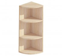 Тумба верхняя В30.72 угол. открытая Атланта глянец