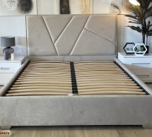 Кровать мягкая двуспальная Городок меблі Капри без подьемного механизма