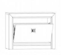 Тумба для взуття BUT1D Коен ІІ