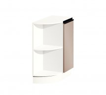 Тумба нижня Н30.82.1Д. кут. напіввідкрита Сігма