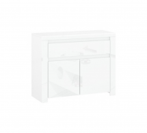 Комод 2D1S [G] белый глянец Lingo