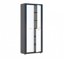 Шкаф КС Лилия 2 дверный антрацит 80 см