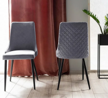 Стул Piano B Matt Velvet серый