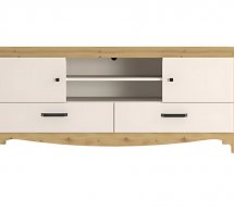 Тумба под телевизор RTV2D2S Дана Кашемир / Дуб артизан