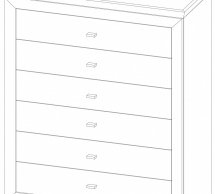 Комод 6Ш Орегон