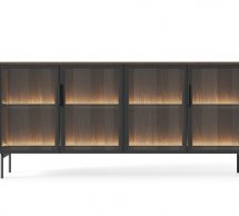 Комод 4D/181 з підсвіткою дуб дунін Lumi