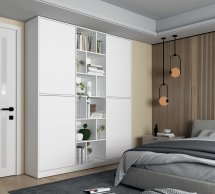 Шкаф Дорос Морган белый 3 дверный 180 см