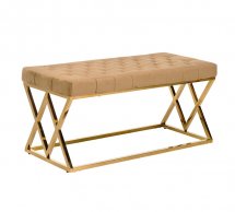 Банкетка BN-2 капучино + золото