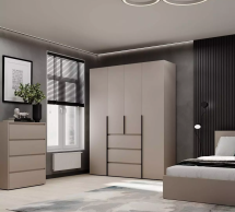 Шкаф распашной комбинированный 4-дверный Art In Head №1 Light 160