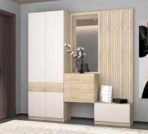 Модульная прихожая Верто Дуб сонома / Кашемир