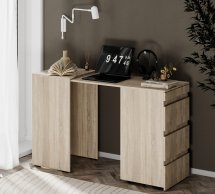 Стіл письмовий з комодом Art in Head Molli / Моллі Дуб сонома