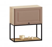 Тумба верхняя В60.72.1Д металл.открытая Атланта глянец