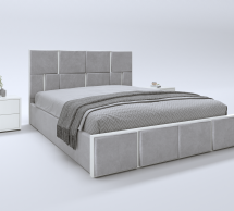 Кровать деревянная с мягкой вставкой DrevKO Милена 1