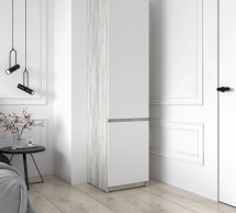 Шкаф Морели Т218 бетон/белый со штангой 50 см