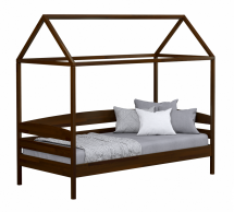 Кровать домик детская Щит бука Эстелла Амми Плюс