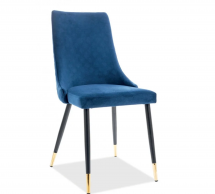 Стілець Piano Velvet синій