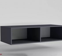 Антресоль Matroluxe Noir / Нуар 2 дверна