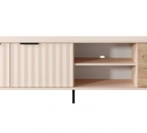 Тумба під ТВ Rave/Рейв RTV203 Дуб Вікінг/Бежевий Perfect Home Ширина 203 см