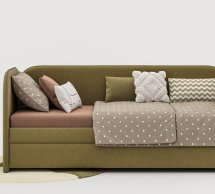 Ліжко дитяче м'яке з додатковим спальним місцем Wooodsoft Todi / Тоді 