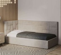 Кровать мягкая Городок Форест с подъемным механизмом